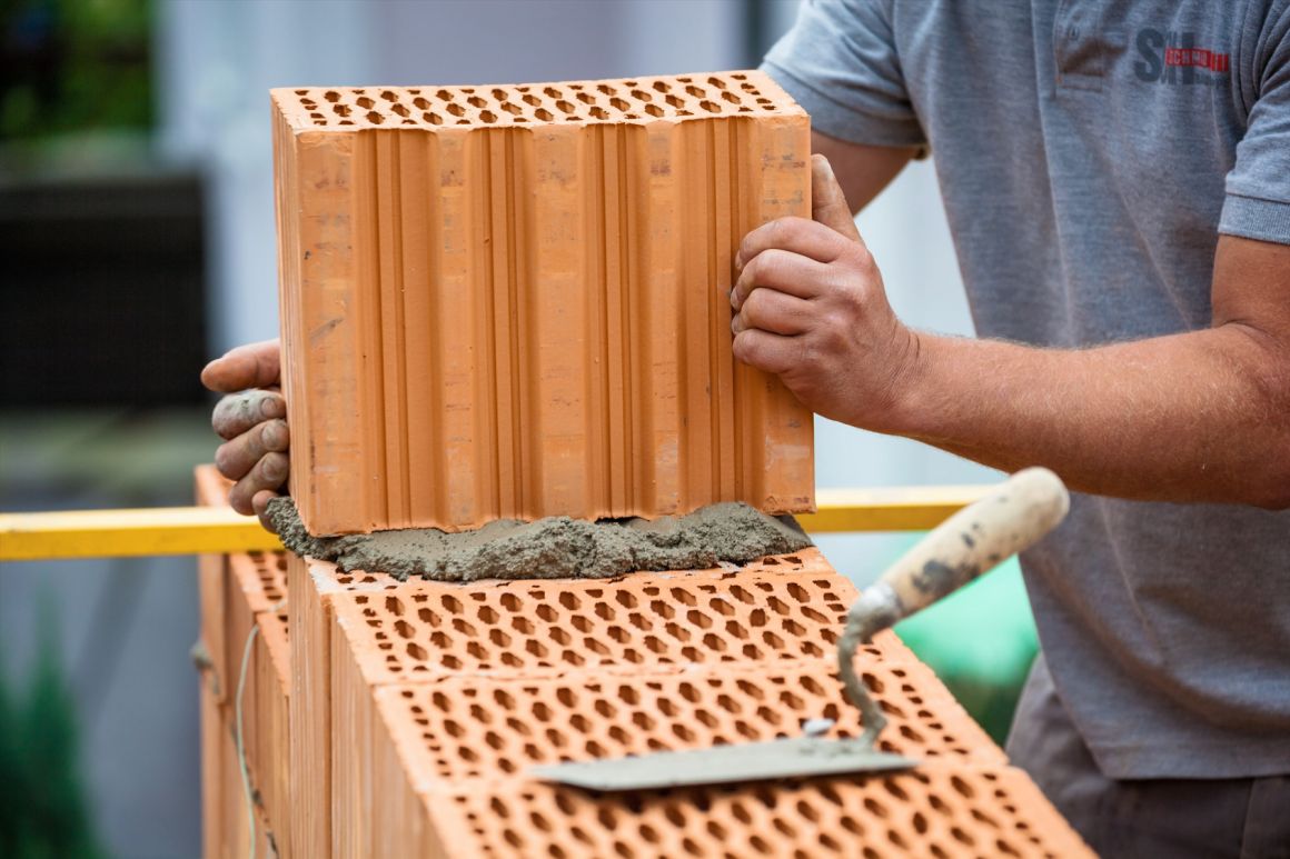 Wärmedämmziegel zum Hausbau